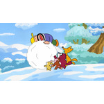 「明治プロビオヨーグルト R-1」第2弾 CM「雪だるま」篇カット