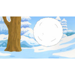 「明治プロビオヨーグルト R-1」第2弾 CM「雪だるま」篇カット