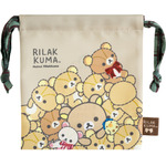 『リラックマ』マチ付巾着