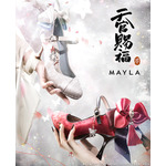 「天官賜福 貮」謝憐と花城をイメージ！ 蝶や花のモチーフを散りばめた「MAYLA」パンプスが登場 画像