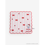 ハローキティ×Cath Kidston「タオルハンカチ Stripe」