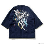 STRICT-G JAPAN 宮田織物『機動戦士ガンダム 閃光のハサウェイ キルケーの魔女』半纏 クスィーガンダム(ネイビー)