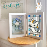 「夏目友人帳」ニャンコ先生、お花と光できらめく…♪ 作中のワンシーンを想う「グラスアートと花束のセット」登場 画像