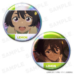 ホログラム缶バッジ2個セット 焼塩檸檬