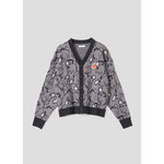 アニメ『チェンソーマン』×グラニフ「ポチタ パターン｜ジャカードカーディガン」グレー