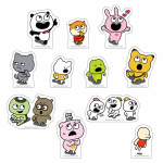 にしむらゆうじのひみつ展 限定商品 アクリルクリップスタンド（全11種）各770円