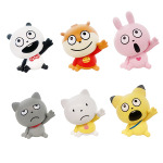 にしむらゆうじのひみつ展 記念商品 ブラインドラバーフィギュアセット〈単体〉（全6種）880円