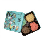 にしむらゆうじのひみつ展 限定商品 クッキー缶（1個）2,160円　※味はすべてプレーンです。