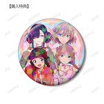 アニメ『グリッドマン ユニバース』描き下ろし 南 夢芽＆飛鳥川ちせ＆ムジナ＆ひめ Y2K ver. 75mmホログラム缶バッジ AMNIBUS＆アニメイト限定特典