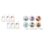 (左)パスケース(全6種)各1,980円 (右)ぷくドーム(全6種)2,300円