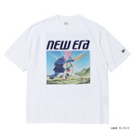 ニューエラ「半袖 ウォッシュドコットン Tシャツ 機動戦士ガンダム オフホワイト」Front
