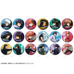 描き下ろし 戦う背中ver. 第2弾 トレーディンググリッター缶バッジ（全18種）