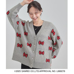 Vネックカーディガン