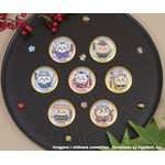 ちいかわぽけっと 江戸なトレーディング缶バッジ（全7種）単品 各330円／BOX 2,310円　※ブラインド