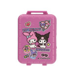 「サンリオキャラクターズ ミニキャリーケースチャーム」マイメロディ＆クロミ