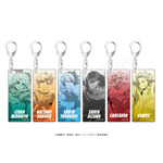 トレーディンググリッターアクリルキーホルダー（全6種）