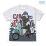 『ゆるキャン△ SEASON3』描き下ろし 志摩リン フルグラフィックTシャツ バイクでひといきVer.