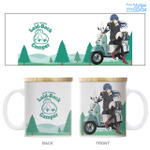 『ゆるキャン△ SEASON3』描き下ろし 志摩リン フタ付きフルカラーマグカップ バイクでひといきVer.
