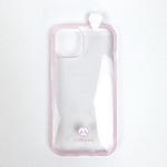 イラストと人形のシンプルなスマホケース