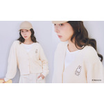 miffy/earth モコモコカーディガン