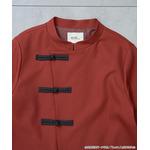 TVアニメ『らんま1/2』× earth music＆ecology Japan Label「チャイナシャツジャケット」ボルドー（C）高橋留美子・小学館/「らんま1/2」製作委員会