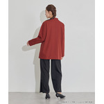 TVアニメ『らんま1/2』× earth music＆ecology Japan Label「チャイナシャツジャケット」ボルドー　着用イメージ（C）高橋留美子・小学館/「らんま1/2」製作委員会