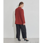 TVアニメ『らんま1/2』× earth music＆ecology Japan Label「チャイナシャツジャケット」ボルドー　着用イメージ（C）高橋留美子・小学館/「らんま1/2」製作委員会