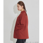 TVアニメ『らんま1/2』× earth music＆ecology Japan Label「チャイナシャツジャケット」ボルドー　着用イメージ（C）高橋留美子・小学館/「らんま1/2」製作委員会