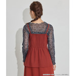 TVアニメ『らんま1/2』× earth music＆ecology Japan Label「チャイナビスチェ」ボルドー　着用イメージ（C）高橋留美子・小学館/「らんま1/2」製作委員会