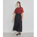 TVアニメ『らんま1/2』× earth music＆ecology Japan Label「チャイナスカート」ブラック　着用イメージ（C）高橋留美子・小学館/「らんま1/2」製作委員会