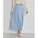 TVアニメ『らんま1/2』× earth music＆ecology Japan Label「チャイナスカート」ライトブルー　着用イメージ（C）高橋留美子・小学館/「らんま1/2」製作委員会