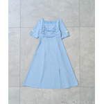 TVアニメ『らんま1/2』× earth music＆ecology Japan Label「チャイナワンピース」ライトブルー（C）高橋留美子・小学館/「らんま1/2」製作委員会