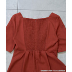 TVアニメ『らんま1/2』× earth music＆ecology Japan Label「チャイナワンピース」ボルドー（C）高橋留美子・小学館/「らんま1/2」製作委員会