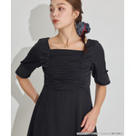 TVアニメ『らんま1/2』× earth music＆ecology Japan Label「チャイナワンピース」ブラック　着用イメージ（C）高橋留美子・小学館/「らんま1/2」製作委員会