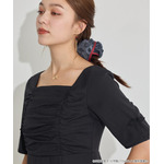 TVアニメ『らんま1/2』× earth music＆ecology Japan Label「チャイナワンピース」ブラック　着用イメージ（C）高橋留美子・小学館/「らんま1/2」製作委員会