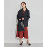 TVアニメ『らんま1/2』× earth music＆ecology Japan Label「チャイナワンピース」ボルドー　着用イメージ（C）高橋留美子・小学館/「らんま1/2」製作委員会