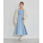 TVアニメ『らんま1/2』× earth music＆ecology Japan Label「チャイナワンピース」ライトブルー　着用イメージ（C）高橋留美子・小学館/「らんま1/2」製作委員会