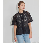 TVアニメ『らんま1/2』× earth music＆ecology Japan Label「チャイナレースシャツ」ブラック　着用イメージ（C）高橋留美子・小学館/「らんま1/2」製作委員会