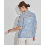 TVアニメ『らんま1/2』× earth music＆ecology Japan Label「チャイナレースシャツ」ライトブルー　着用イメージ（C）高橋留美子・小学館/「らんま1/2」製作委員会