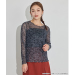 TVアニメ『らんま1/2』× earth music＆ecology Japan Label「シアートップス」ブラック　着用イメージ（C）高橋留美子・小学館/「らんま1/2」製作委員会