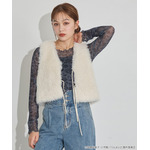 TVアニメ『らんま1/2』× earth music＆ecology Japan Label「シアートップス」ブラック　着用イメージ（C）高橋留美子・小学館/「らんま1/2」製作委員会