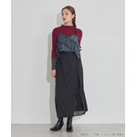 TVアニメ『らんま1/2』× earth music＆ecology Japan Label「シアービスチェ」ブラック　着用イメージ（C）高橋留美子・小学館/「らんま1/2」製作委員会