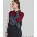 TVアニメ『らんま1/2』× earth music＆ecology Japan Label「シアービスチェ」ブラック　着用イメージ（C）高橋留美子・小学館/「らんま1/2」製作委員会