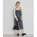 TVアニメ『らんま1/2』× earth music＆ecology Japan Label「シアービスチェ」ブラック　着用イメージ（C）高橋留美子・小学館/「らんま1/2」製作委員会