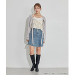 TVアニメ『らんま1/2』× earth music＆ecology Japan Label「シアービスチェ」アイボリー　着用イメージ（C）高橋留美子・小学館/「らんま1/2」製作委員会