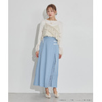 TVアニメ『らんま1/2』× earth music＆ecology Japan Label「シアービスチェ」アイボリー　着用イメージ（C）高橋留美子・小学館/「らんま1/2」製作委員会