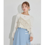 TVアニメ『らんま1/2』× earth music＆ecology Japan Label「シアービスチェ」アイボリー　着用イメージ（C）高橋留美子・小学館/「らんま1/2」製作委員会