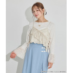 TVアニメ『らんま1/2』× earth music＆ecology Japan Label「シアービスチェ」アイボリー　着用イメージ（C）高橋留美子・小学館/「らんま1/2」製作委員会