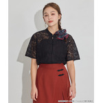 TVアニメ『らんま1/2』× earth music＆ecology Japan Label「ビッグシュシュ」ブラック　着用イメージ（C）高橋留美子・小学館/「らんま1/2」製作委員会