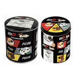 キャラメル入りバッチ缶（全2種）